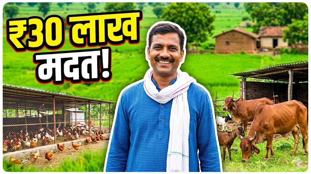 pashudhan-udyojakata-yojana-30-lakh-anudan-maharashtra